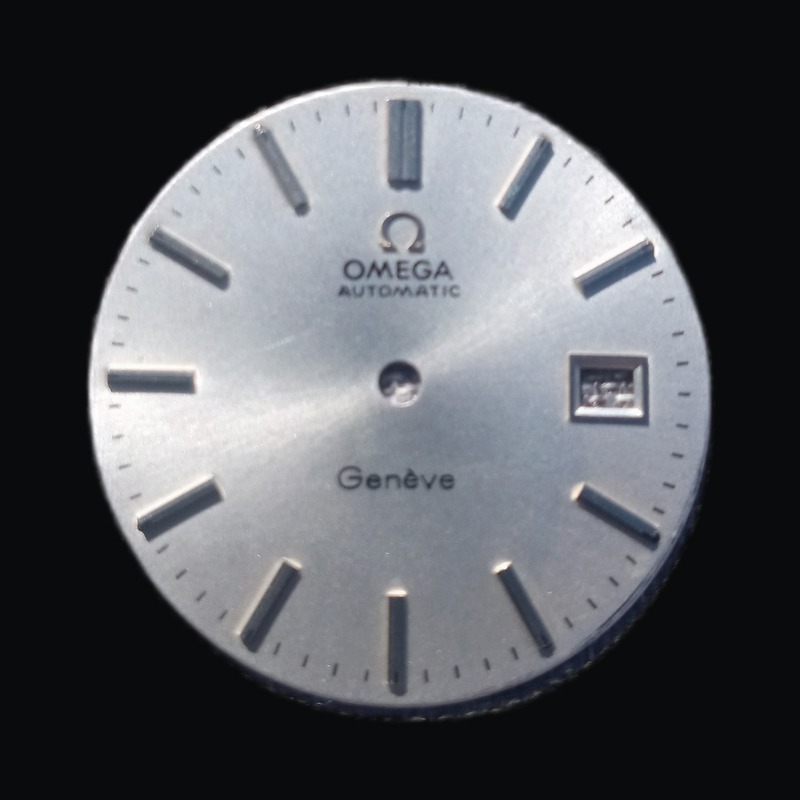 Omega Genève — Silver refinish · applied batons