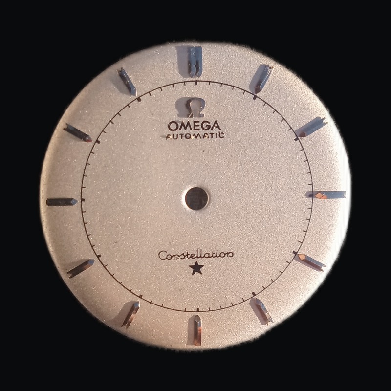Omega Constellation — Rose refinish · applied batons